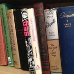 Vintage etiquette book collection